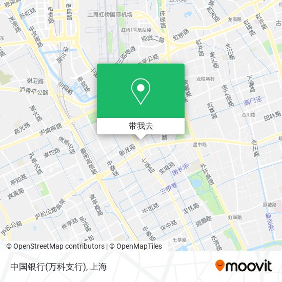 中国银行(万科支行)地图