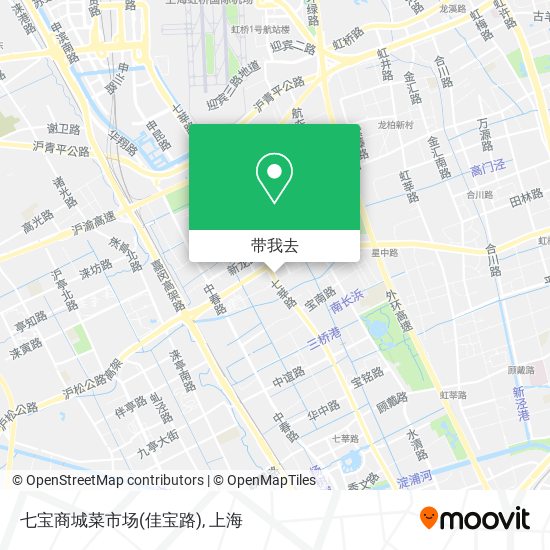 七宝商城菜市场(佳宝路)地图