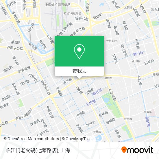 临江门老火锅(七莘路店)地图