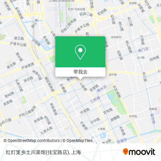 红灯笼乡土川菜馆(佳宝路店)地图
