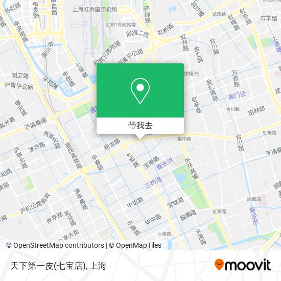 天下第一皮(七宝店)地图