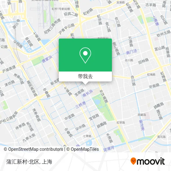 蒲汇新村-北区地图