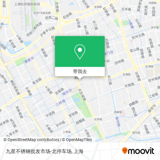 九星不锈钢批发市场-北停车场地图