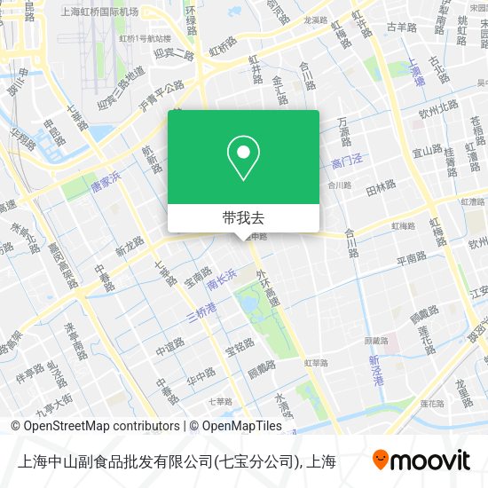 上海中山副食品批发有限公司(七宝分公司)地图
