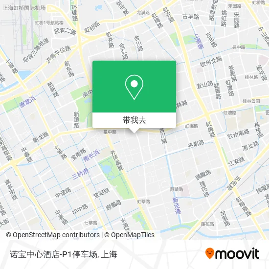 诺宝中心酒店-P1停车场地图
