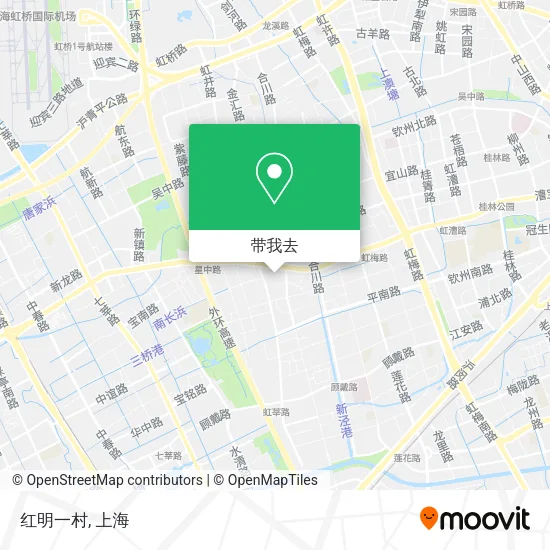 红明一村地图
