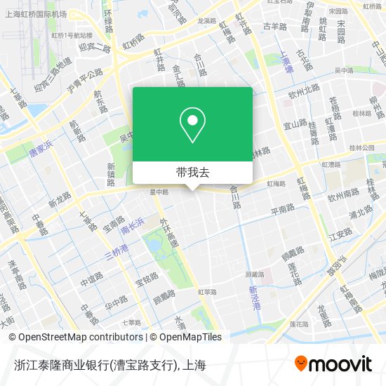 浙江泰隆商业银行(漕宝路支行)地图