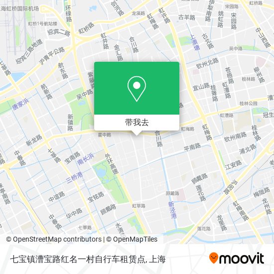 七宝镇漕宝路红名一村自行车租赁点地图