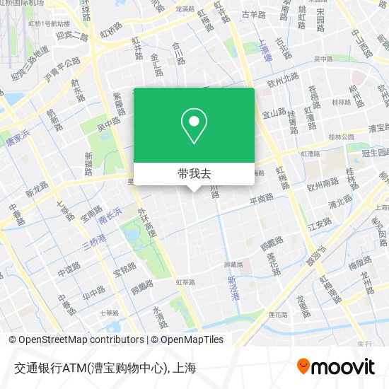 交通银行ATM(漕宝购物中心)地图