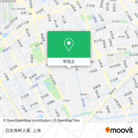 启东海鲜人家地图