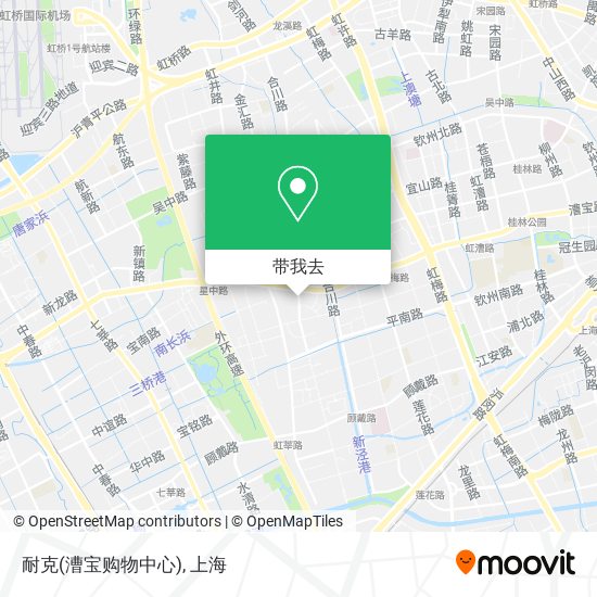 耐克(漕宝购物中心)地图