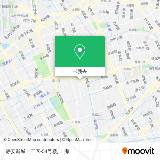静安新城十二区-54号楼地图