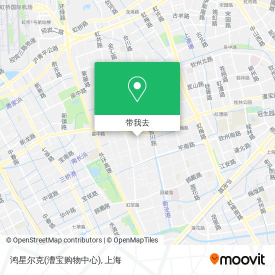 鸿星尔克(漕宝购物中心)地图