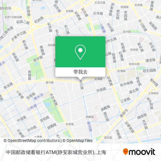 中国邮政储蓄银行ATM(静安新城营业所)地图