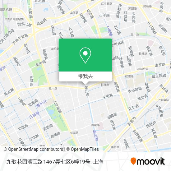 九歌花园漕宝路1467弄七区6幢19号地图