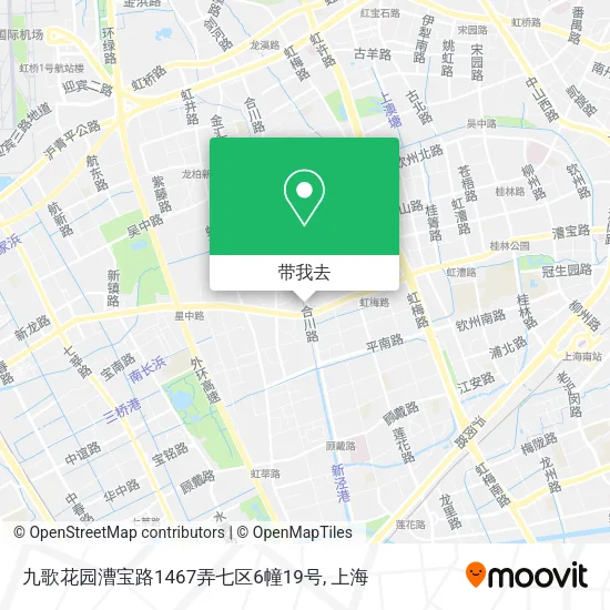 九歌花园漕宝路1467弄七区6幢19号地图