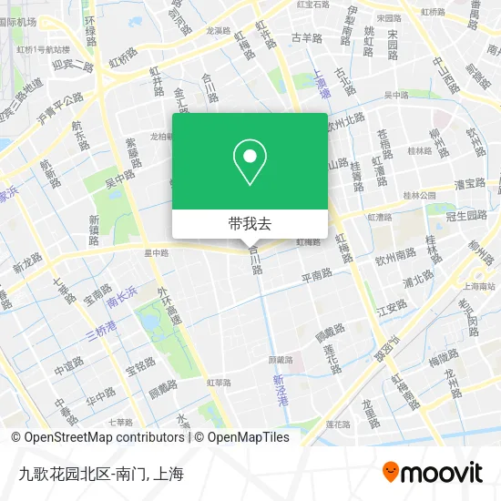 九歌花园北区-南门地图