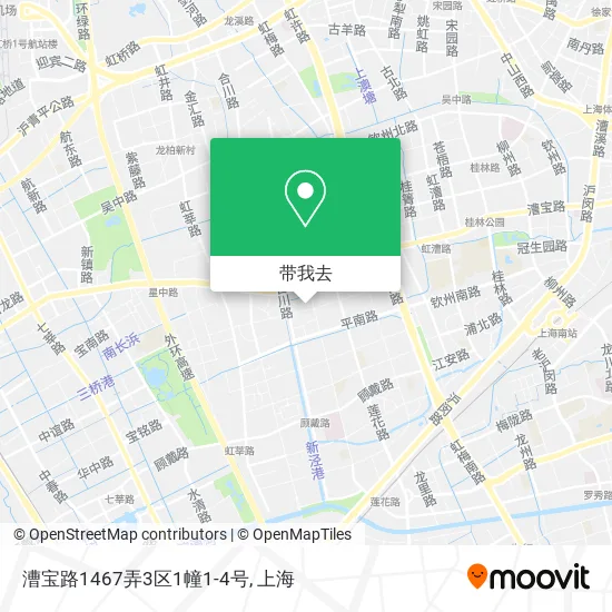 漕宝路1467弄3区1幢1-4号地图