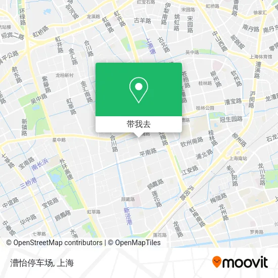 漕怡停车场地图