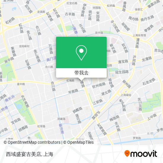 西域盛宴古美店地图