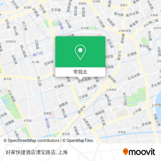 好家快捷酒店漕宝路店地图