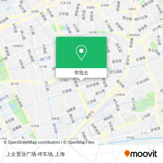 上企置业广场-停车场地图