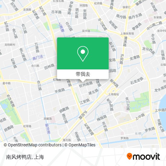 南风烤鸭店地图