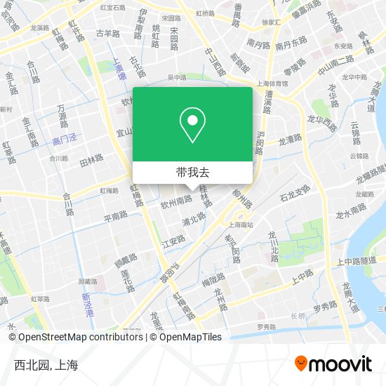 西北园地图
