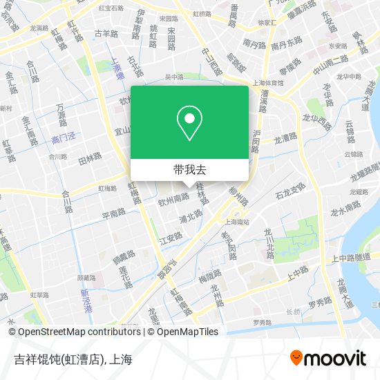 吉祥馄饨(虹漕店)地图