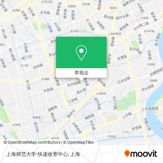 上海师范大学-快递收寄中心地图