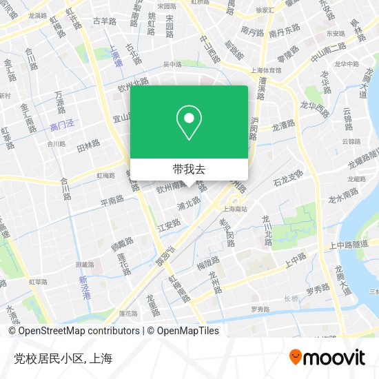 党校居民小区地图