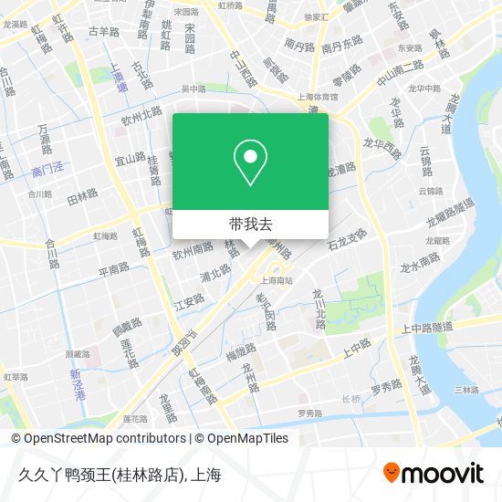 久久丫鸭颈王(桂林路店)地图
