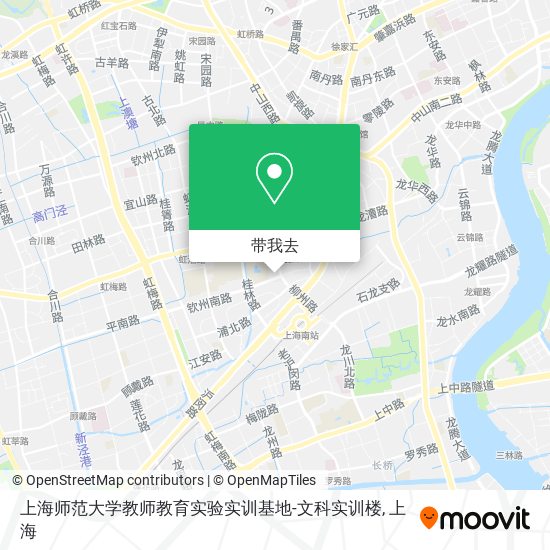 上海师范大学教师教育实验实训基地-文科实训楼地图
