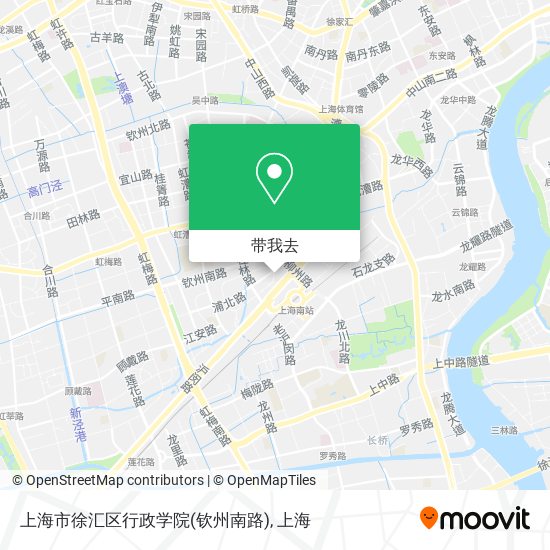 上海市徐汇区行政学院(钦州南路)地图