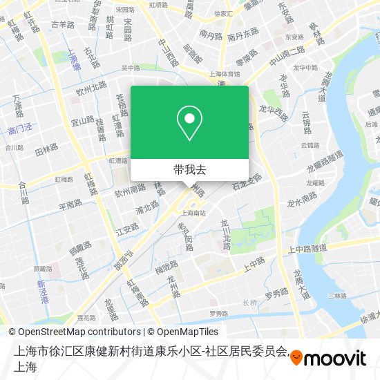 上海市徐汇区康健新村街道康乐小区-社区居民委员会地图