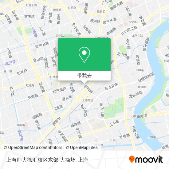 上海师大徐汇校区东部-大操场地图