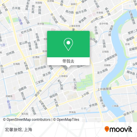 宏馨旅馆地图