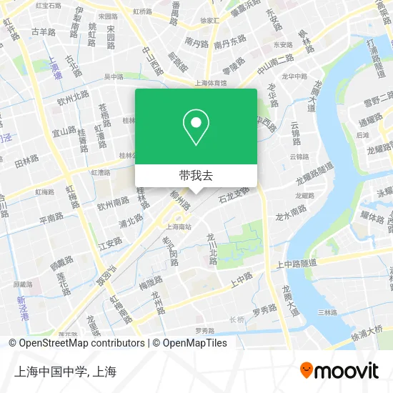上海中国中学地图