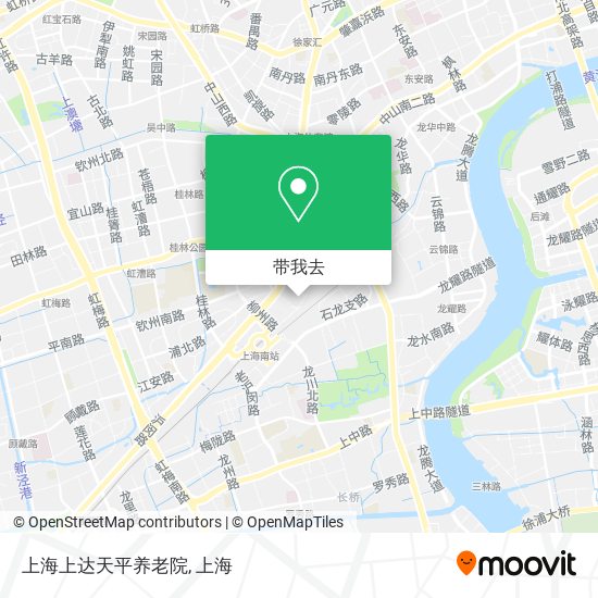 上海上达天平养老院地图
