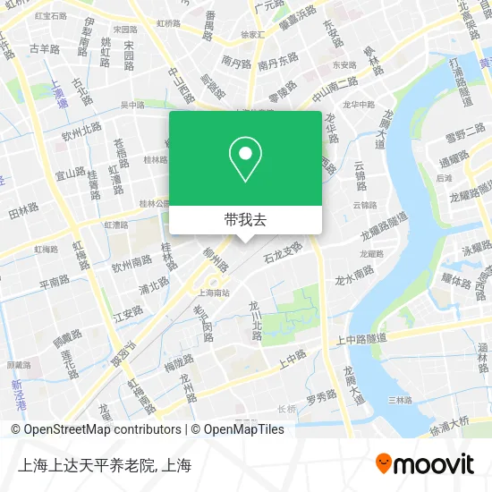 上海上达天平养老院地图
