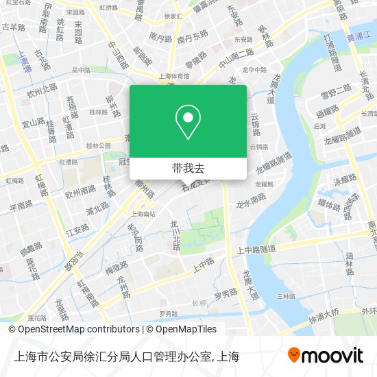 上海市公安局徐汇分局人口管理办公室地图