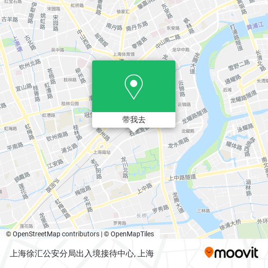 上海徐汇公安分局出入境接待中心地图