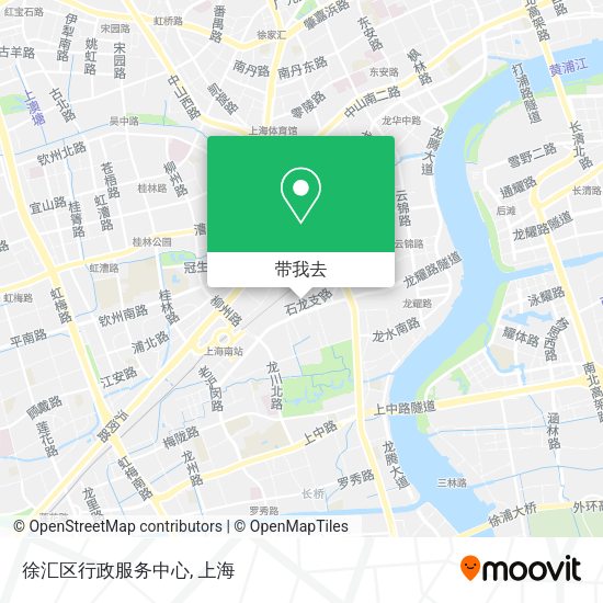 徐汇区行政服务中心地图