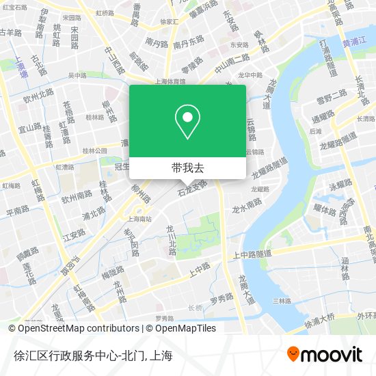 徐汇区行政服务中心-北门地图