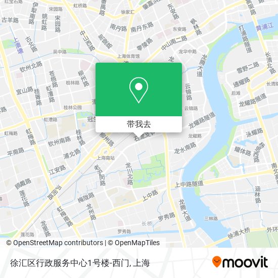 徐汇区行政服务中心1号楼-西门地图