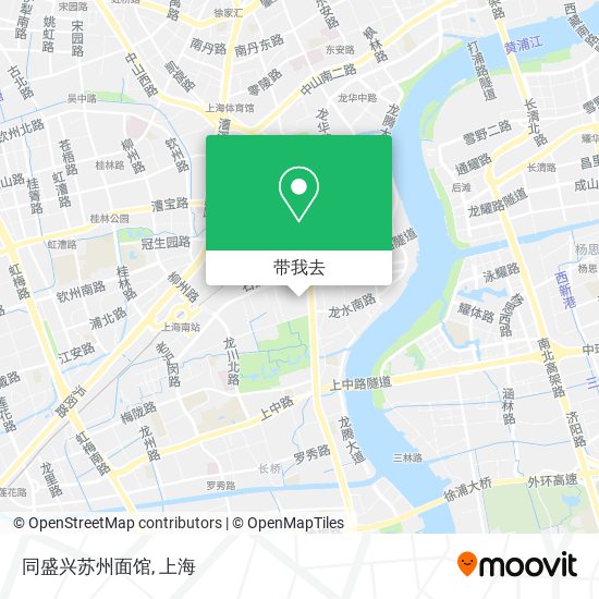 同盛兴苏州面馆地图