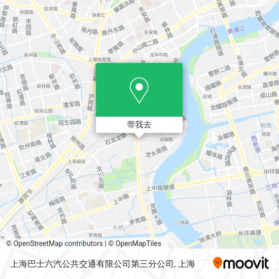 上海巴士六汽公共交通有限公司第三分公司地图