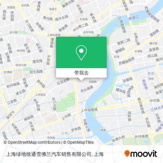 上海绿地徐通雪佛兰汽车销售有限公司地图