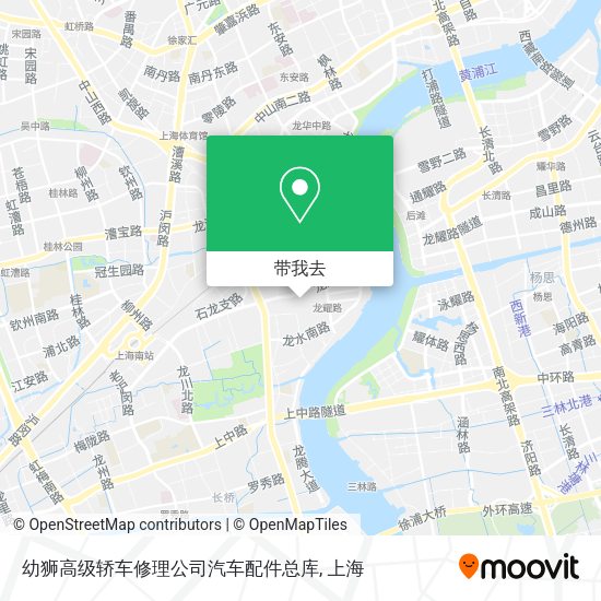 幼狮高级轿车修理公司汽车配件总库地图