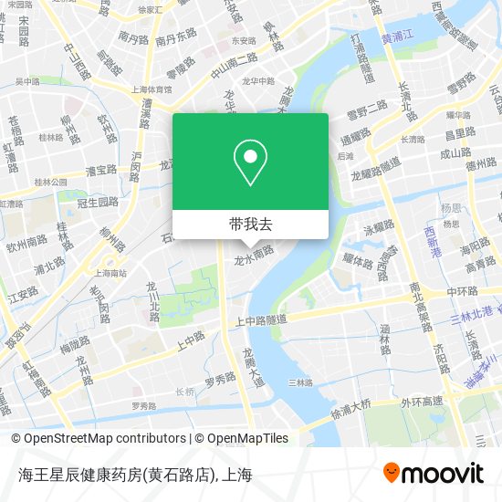 海王星辰健康药房(黄石路店)地图